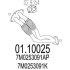 Передня труба вихл. системи MTS 01.10025 (фото 1)
