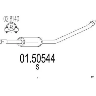 Резонатор MTS 01.50544