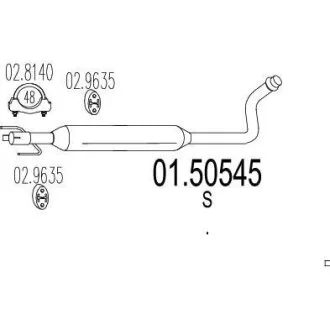 Резонатор MTS 01.50545