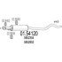 Резонатор (Средняя часть выхлопной системы (Резонатор)) MTS 01.54120 (фото 1)