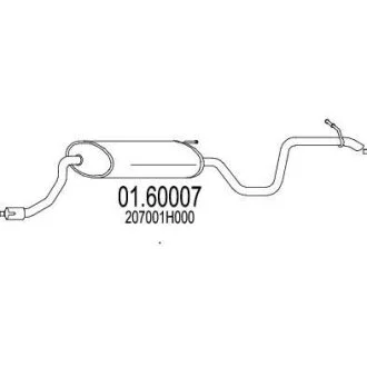 Глушник MTS 01.60007