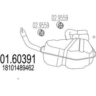 Глушник MTS 01.60391