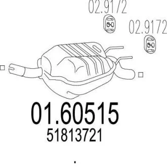 Глушник MTS 01.60515