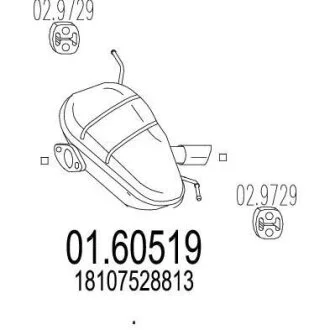 Глушник MTS 01.60519