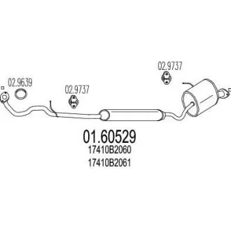 Глушник MTS 01.60529
