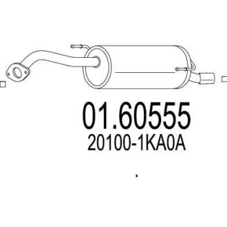 Глушник MTS 01.60555