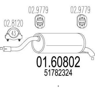 Глушник MTS 01.60802