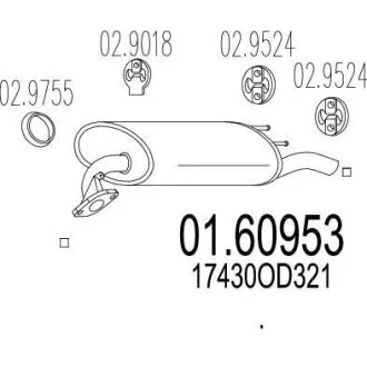 Глушник MTS 01.60953