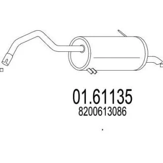 Глушник MTS 01.61135