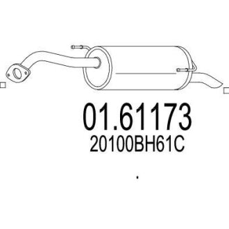 Глушник MTS 01.61173