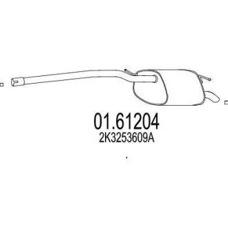 Глушник MTS 01.61204