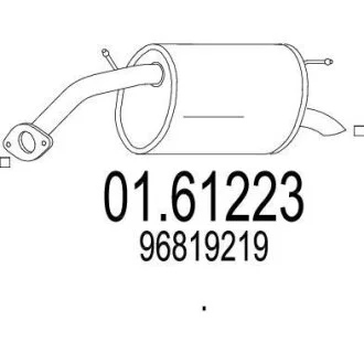 Глушник MTS 01.61223