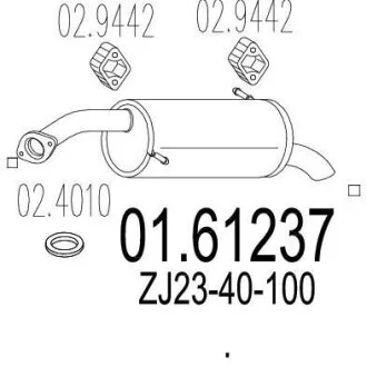 Глушник MTS 01.61237