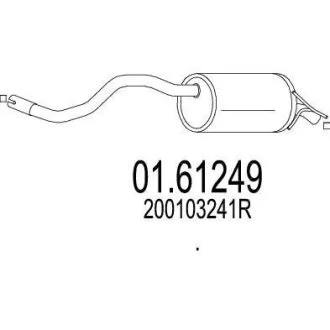 Глушник MTS 01.61249