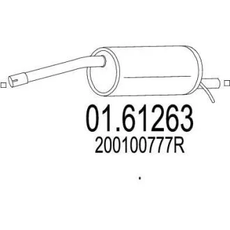 Глушник MTS 01.61263