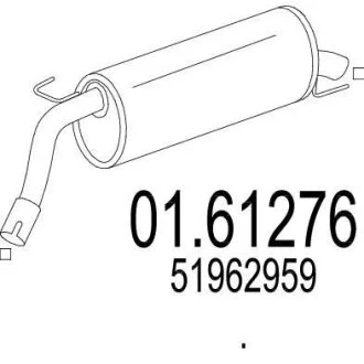 Глушник MTS 01.61276