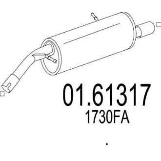 Глушник MTS 01.61317