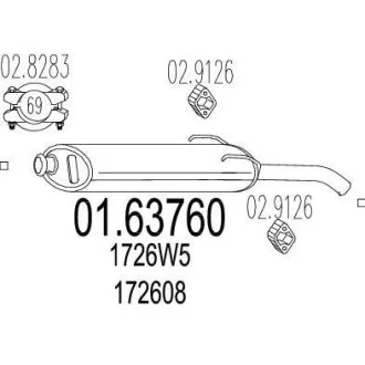 Глушник MTS 01.63760