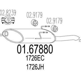 Глушник MTS 01.67880
