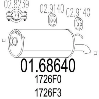 Глушник MTS 01.68640