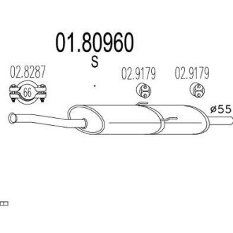 Резонатор MTS 01.80960