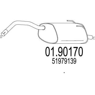 Глушник MTS 01.90170