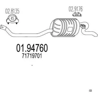 Глушник MTS 01.94760