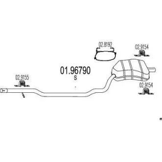 Глушник MTS 01.96790