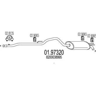 Глушник MTS 01.97320
