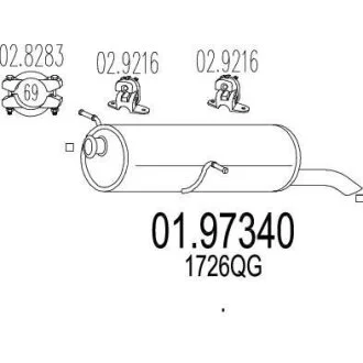 Глушник MTS 01.97340
