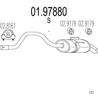 Глушник MTS 01.97880