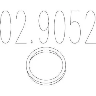 Монтажне кільце (Монтажное кольцо выхлопной системы) MTS 02.9052