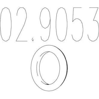 Гумовий елемент кріплення (Резиновый элемент крепления выхлопной системы) MTS 02.9053