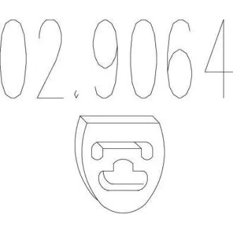 Гумовий елемент кріплення MTS 02.9064