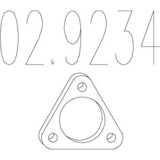 Монтажне кільце (Монтажное кольцо выхлопной системы) MTS 02.9234