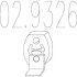 Гумовий елемент кріплення (Резиновый элемент крепления выхлопной системы) MTS 02.9326 (фото 1)