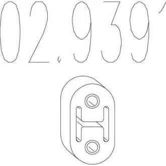 Резиновые полоски, система выпуска MTS 02.9391