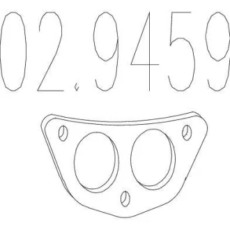 Монтажне кільце (Монтажное кольцо выхлопной системы) MTS 02.9459