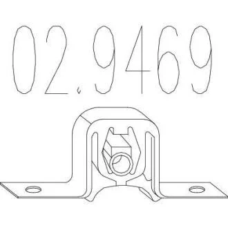 Гумовий елемент кріплення MTS 02.9469