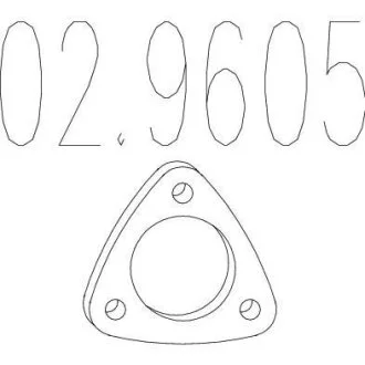 Монтажне кільце (Монтажное кольцо выхлопной системы) MTS 02.9605