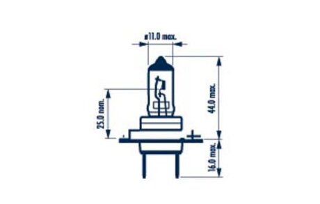 Лампа H7 RPH 12V 55W PX26D (картон) (1 шт.) NARVA 480623000