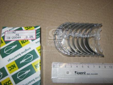 Вкладыши шатунные 0.25mm (к-кт на мотор) Mazda F2, F6, F8, FE, R2, RF NDC CB-2004A.025