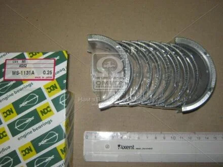 Вкладыши коренные 0.25mm (к-кт на мотор) Mitsubishi 4D55, 4D56, 4G51, 4G51B, 4G52, 4G52B, 4G53,4G57 NDC MS-1131A.025