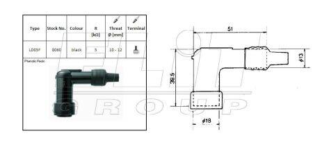 Насвiчник NGK LD05F