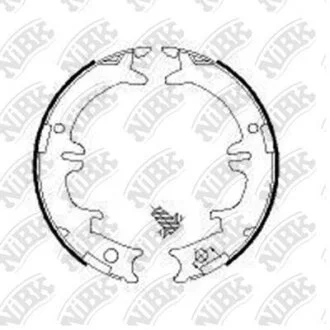 Колодки тормозные LEXUS/TOYOTA IS/GS/RAV 4 -05 ручн.тормоза NiBK FN0567