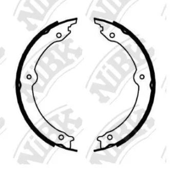 Тормозные колодки барабанные TOYOTA LAND CRUISER J200 4.5D/4.7 07- NiBK FN0647