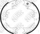 Колодки тормозные TOYOTA LAND CRUISER 100 98- 4.7/4.2 DIESEL барабан. NiBK FN8905 (фото 1)