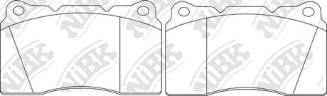 Тормозные колодки дисковые NiBK PN0150