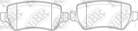 Колодки тормозные OPEL ASTRA G/ASTRA H/MERIVA 98- 1.2-2.2 задн. NiBK PN0329