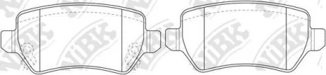 Колодки тормозные OPEL ASTRA G/ASTRA H/MERIVA 98- 1.2-2.2 задн. NiBK PN0329